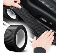 DACINHFB Protector de Umbral para Coche para Smart #5 2025, Anti-Rayaduras Vinilo Fibra de Carbono Coche Protección de Borde de Puerta,7cm*10m