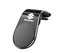 DACINHFB Soporte Móvil Coche Magnético para Suzuki S-Cross 2020-2025 AKK, Imán Potente N38 Sujeción Estable en Rejilla de Aire Accesorios Elegante y Compacto,Black