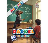 Dackel in Aktion - Malbuch - Band 2: Malbuch mit 50 detailreichen Seiten mit Dackeln in neuen Berufen, Alltagsszenen und originellen Aktionen (Professore Coolore Mal- und Unterhaltungsbücher)