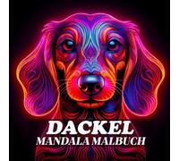 Dackel Mandala Malbuch: 30 Meditative Mandala Malvorlagen mit Dackelmotiven zur Entspannung und kreativen Hundeliebhaber Kunsttherapie