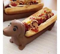 Dackel Teller, Dackel Servierplatte | Hot Dog Dachshund Tablett | Dackel Snackhalter,Multifunktionales Behältnis Servierplatte Servierbrett Geschenk Für Party-Geburtstag, Weihnachts