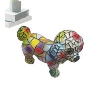 Dackel Tischlampe LED 19x12x15 Cm Harz USB Wiederaufladbar Kabellos Nachtlicht Dekorativ Hund Figur Stimmungslampe Warmes Licht Schreibtischlampe | Für Schlafzimmer Wohnzimmer Nachttisch Kinderz