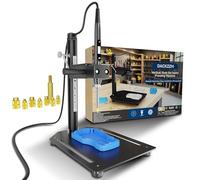 DACKZZM Heat Set Insert Tool - Máquina de prensado de calor vertical de aleación de aluminio, 8 unidades de herramientas de fusión para M2/M2,5/M3/M4/M5/M6/M8 Inserto de rosca 3D