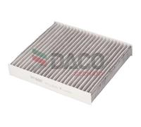 DACO Germany Filtro de habitáculo DFC1000W Filtro de carbón activado Altura: 34 Ancho: 209 Longitud: 232 Compatible con FORD Focus Mk2 Familiar DA, FFS, DS Focus Mk2 Hatchback DA, HCP, DP, VOLVO