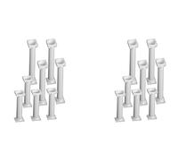Daconovo 16 piezas blanco + pilares grandes de plástico para tartas, soporte para tartas de fondant,