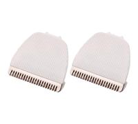 Daconovo 2X Cuchillo Afilado con Cabeza de Hoja de Cerámica para Cortadora de Cabello Easy, Apto para Cortadora de Niños Adultos HK668A 500A 610 Y218, Blanco