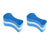 Daconovo 2X Espuma Pull Buoy Eva Patada Patas Pierna Entrenamiento de Natación en Piscina para Adultos de Niños-Azul
