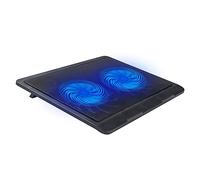 Daconovo Base de Enfriamiento Laptop Cooling Pad Gaming Laptop Stand Cooler Dos Ventiladores USB Notebook Stand para Computadora PortáTil