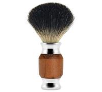 Daconovo Cepillo para Barba de Pelo de TejóN Puro, Cepillo de Afeitar para Hombre con Manejar de Madera, Suministro de Maquinillas de Afeitar