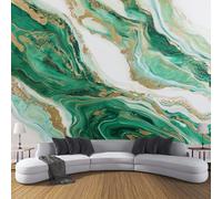 DACRWEKZ TelaResumen de lujo Vinilo de Pared, Textura de mármol Pegatina Decorativa para Dormitorio, Salón o Pasillo, Fondo de Sofá, Decoración Moderna verde