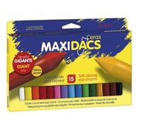 Ceras Blandas MAXIDACS, Caja x15 Colores