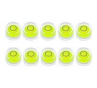 Dacvgog 10 piezas de de burbuja circular de 10 x 6 mm para trípode de nivelación de 10 x 6 mm, no adhesivo