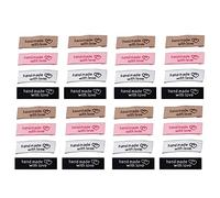 Dacvgog 120 Piezas Etiquetas de Costura Personalizadas para Coser Etiquetas de Ropa Etiquetas de Etiquetas de de CorazóN Entrelazadas Hechas Mano