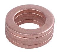 Dacvgog - Arandela de cobre, 6 x 10 x 1 mm, 50 unidades