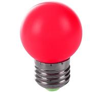 Dacvgog E27 LED Luz Rojo Calido Bombilla de plastico (0,5 W Potencia, Rojo)
