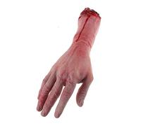 Dacvgog Horror Sangriento de Miedo Prop de Casa de Mano de Brazo de TamañO Natural Cortada Falsa de 22-23Cm