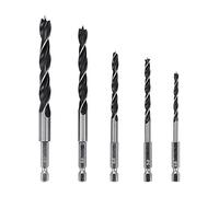 Dacvgog HSS 1/4 pulgadas Twist Drill Set Quick Change 5 piezas 4-10 mm para