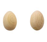 Dacvgog Instrumentos de percusión para huevos de madera, sonajero rítmico para bebés y niños de 2