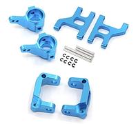 Dacvgog Juego de brazo de suspensión de buje C de metal para 1/10 RC Crawler Car CC01 CC-01 piezas de actualización, 5