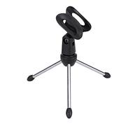 Dacvgog Tripode ajustable angulo portatil plegable desmontable Soporte sostenedor de microfono de mesa