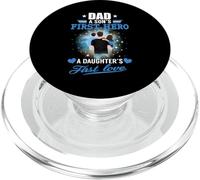 Dad A Sons First Hero A Daughters First Love Fathers Day PopSockets PopGrip para MagSafe