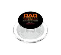 Dad Blessed is The Man Christian Jeremiah 17:7 Cita bíblica PopSockets PopGrip para MagSafe