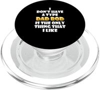 Dad BOD is my Type Funny Gag Fathers Day Costume Cute Dads PopSockets PopGrip para MagSafe