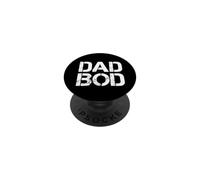 Dad BOD Rough Strong 90s - Plantilla de Texto en inglés PopSockets PopGrip Adhesivo