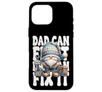 Dad Can Fix It Handyman GNOME Grandpa with Craftsman Tools Carcasa para iPhone 16 Pro MAX