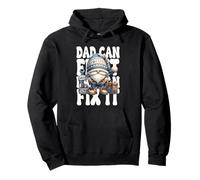 Dad Can Fix It Handyman GNOME Grandpa with Craftsman Tools Sudadera con Capucha