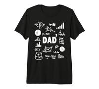 Dad Cubed Three Times Dad Math Third Power Father Camiseta Premium