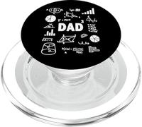 Dad Cubed Three Times Dad Math Third Power Father PopSockets PopGrip para MagSafe