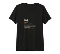 Dad Definition Divertido Texto en alemán para Cualquier ocasión Familiar Camiseta Premium