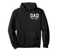 Dad Est 1958 Personalizado Papá Personalizado Día del Padre Personalizado Sudadera con Capucha