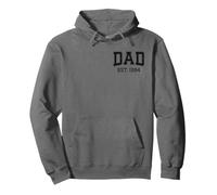Dad Est 1984 Personalizado Papá Personalizado Marido Padre Abuelo Sudadera con Capucha