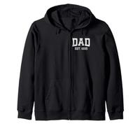 Dad Est 1995 Personalizado Papá Personalizado Día del Padre Personalizado Sudadera con Capucha