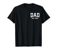 Dad Est 2021 Personalizado Papá Personalizado Día del Padre Personalizado Camiseta