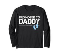 Dad Est 2025 Camisa que pronto será ascendida a papá Cargando Manga Larga