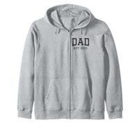 Dad Est 2025 Personalizado Papá Personalizado Marido Padre Abuelo Sudadera con Capucha