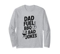Dad Fuel: BBQ y Bad Jokes Master Grilling Champion Manga Larga