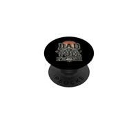 Dad Fuel Cafeína Paternidad Leyenda Amante Café Retro PopSockets PopGrip Adhesivo