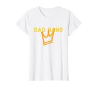 Dad Gang, Best Dad, Too Blessed To Be Stressed, Día del Padre Camiseta gráfica económica, Mujer, Blanco, L