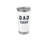 Dad Gang, Best Dad, Too Blessed To Be Stressed, Día del Padre Vaso térmico de acero inoxidable de doble pared