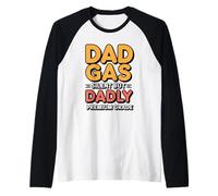 Dad Gas Silent But Dadly Premium Grade Camiseta Manga Raglan