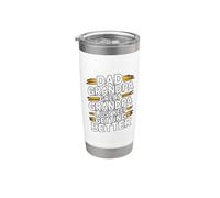 Dad Grandpa Great Grandpa I Just Keep Getting Better Vaso térmico de acero inoxidable de doble pared