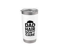 Dad Hair Don't Care Vaso térmico de acero inoxidable de doble pared