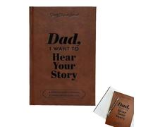 Dad, I Want To Hear Story: A Father's Guided Journal To Share His Life & His Love, cuaderno marrón, cuaderno multiusos, portátil, suministros escolares