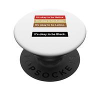 Dad Joke, It's Ok to be Latino, Native, Asian PopSockets PopGrip Adhesivo