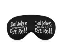 Dad Jokes are How Eye Roll Divertidas máscaras para dormir suaves antifaz con los ojos vendados, bloquea la luz de la cubierta de los ojos