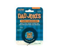 Dad Jokes - Cinta métrica divertida de doble cara con más de 50 bromas, regalo de bricolaje para papá, herramienta retráctil para el hogar y el taller